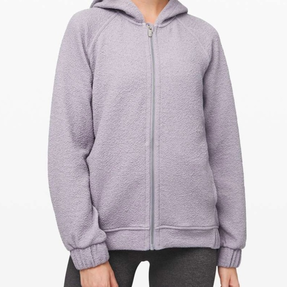 Lululemon Pave New Ways Full-Zip in Glacier Grey / White - Picture 1 of 9